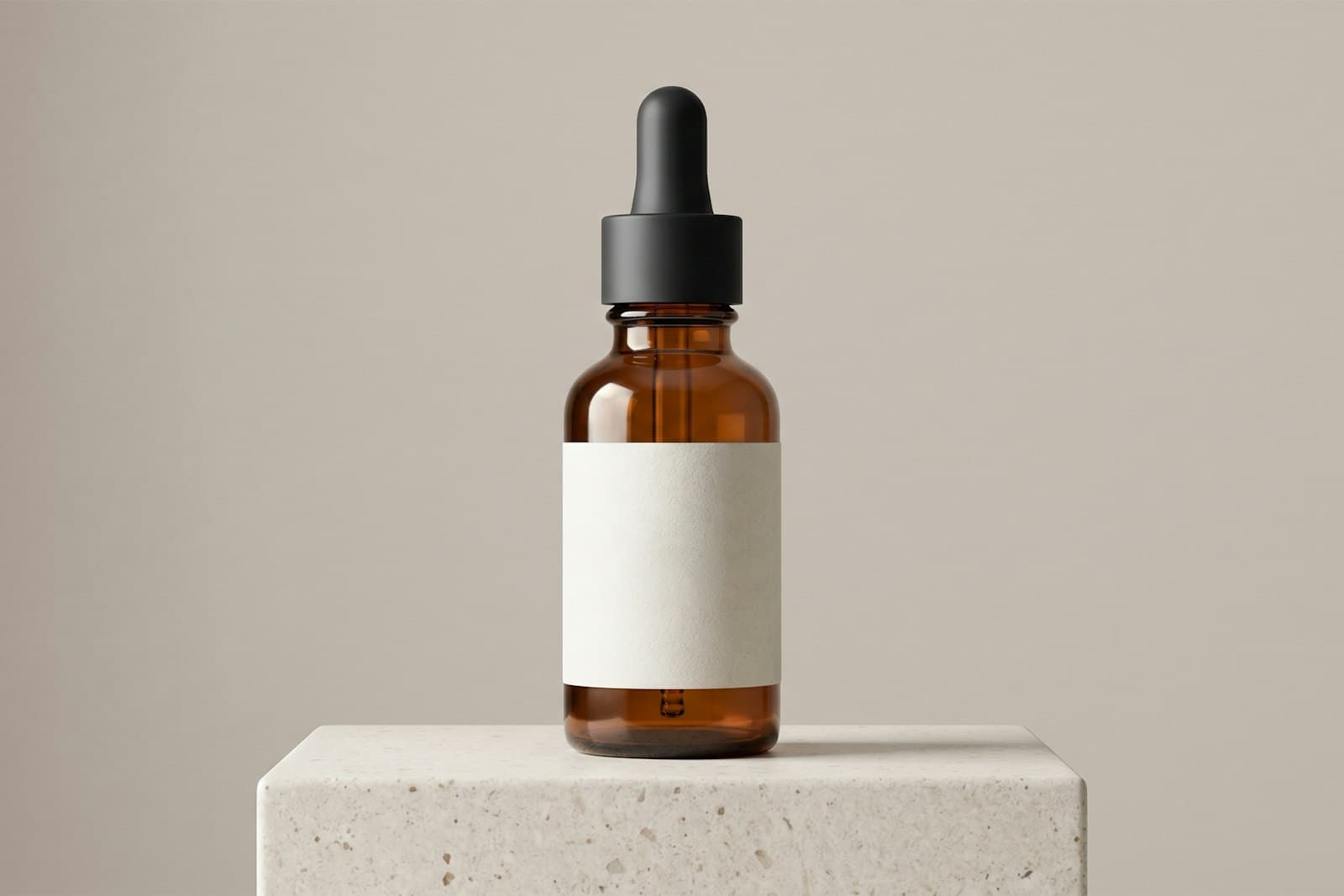 Plain product photo used as the input for AI Vitamin C Serum Ad with Water Drops, Second Variant