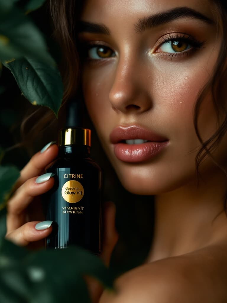 AI Radiant Skin Vitamin C Serum Ad generated with BrandGen