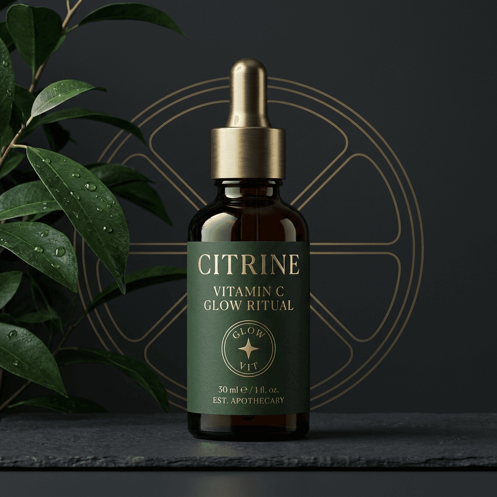 AI Vitamin C Glow Serum Instagram Ad generated with BrandGen