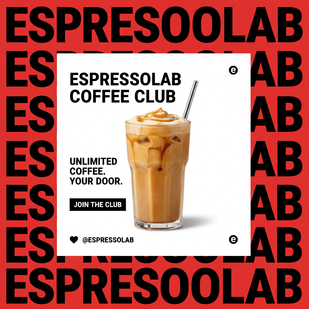 AI Coffee Limited-Time Offer Story generated with BrandGen